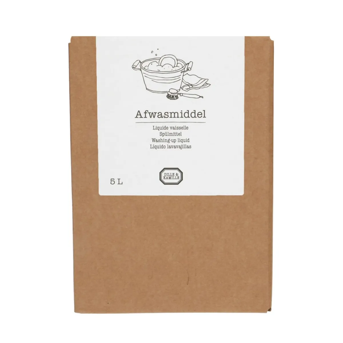 Schoonmaakmiddelen*DILLE & KAMILLE Afwasmiddel, bag in box, 5 liter