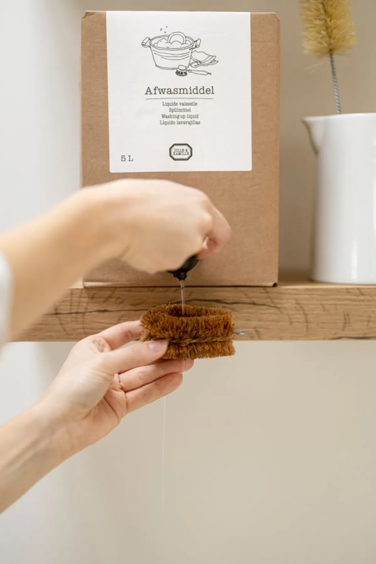 Schoonmaakmiddelen*DILLE & KAMILLE Afwasmiddel, bag in box, 5 liter