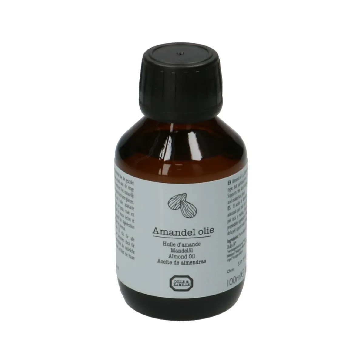 Gezichtsverzorging*DILLE & KAMILLE Amandelolie, 100 ml