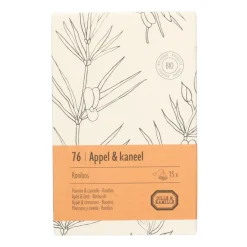 Thee*DILLE & KAMILLE Appel & kaneel, biologisch, rooibos, 15 theebuiltjes