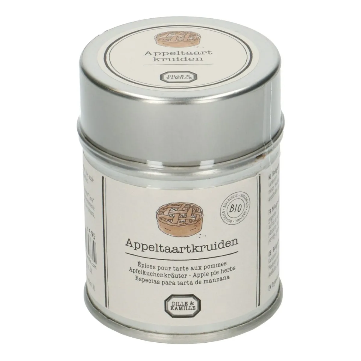 Pannen Vol Smaak|Kruiden & Specerijen Mix*DILLE & KAMILLE Appeltaartkruiden, biologisch, blikje, 35 g