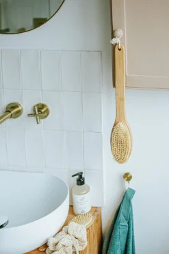 Badkameraccessoires|Bad Borstels*DILLE & KAMILLE Bad- en saunaborstel, bamboe, harde haren