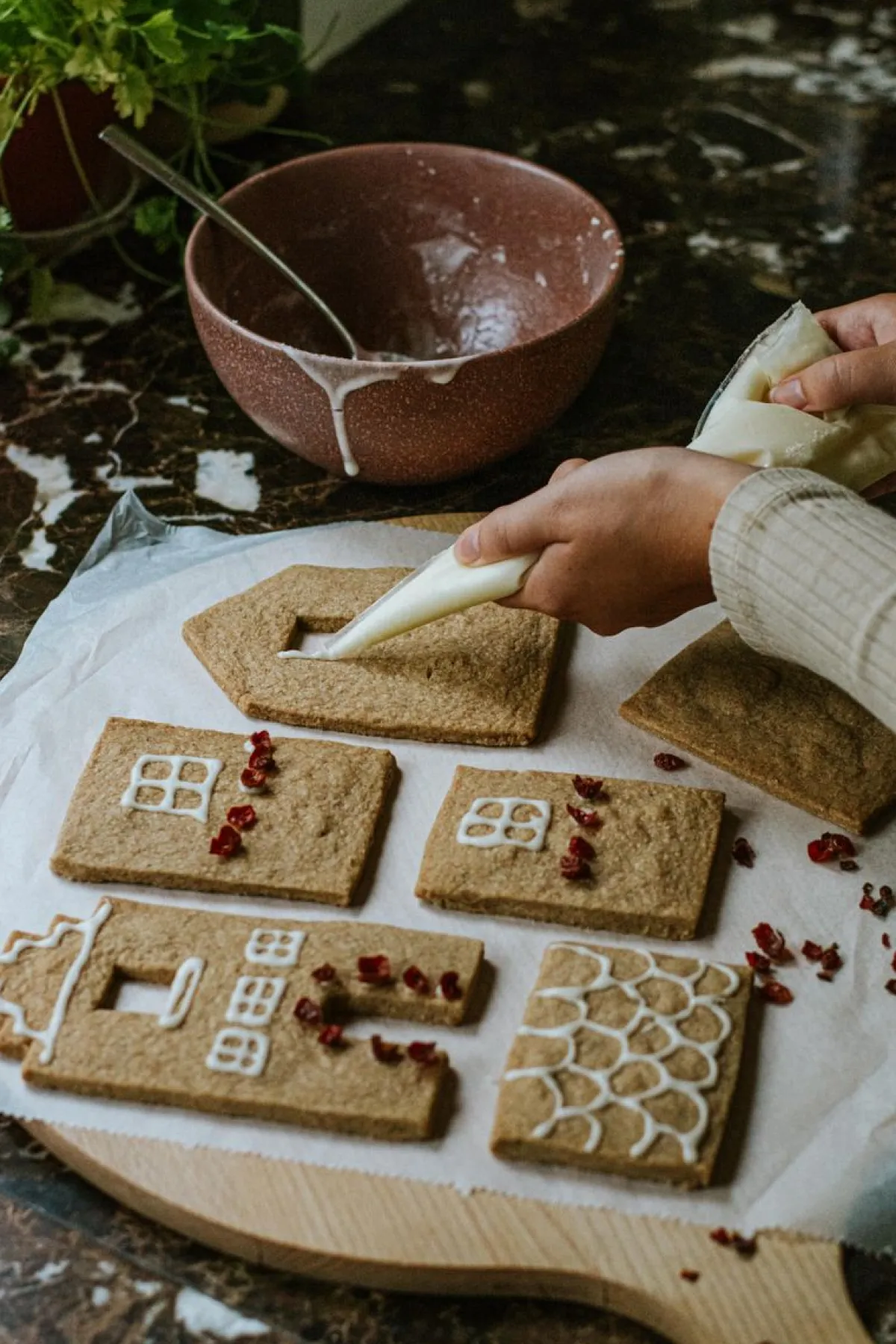 Bakmix*DILLE & KAMILLE Bakmix voor gingerbread-huis, 500 gram