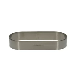 Bakvormen*DILLE & KAMILLE Bakring voor slof, rvs, 12 x 5 cm