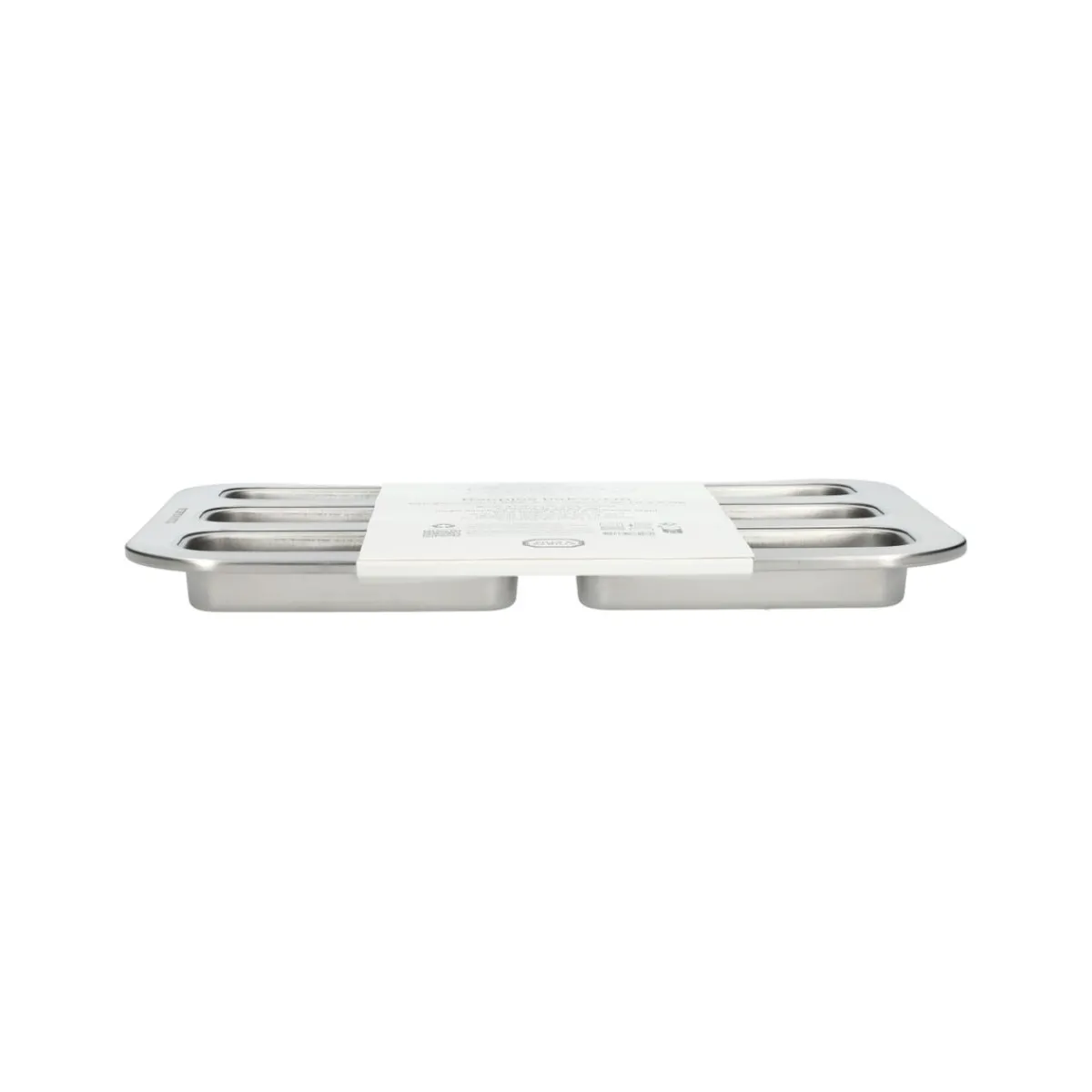 Bakvormen*DILLE & KAMILLE Bakvorm reepjes, gerecycled rvs, PFAS-vrij, 6 stuks
