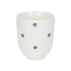 Koffiekopjes|Bekers En Mokken*DILLE & KAMILLE Beker met bloemetjes, organisch, porselein, Ø 7,6 cm