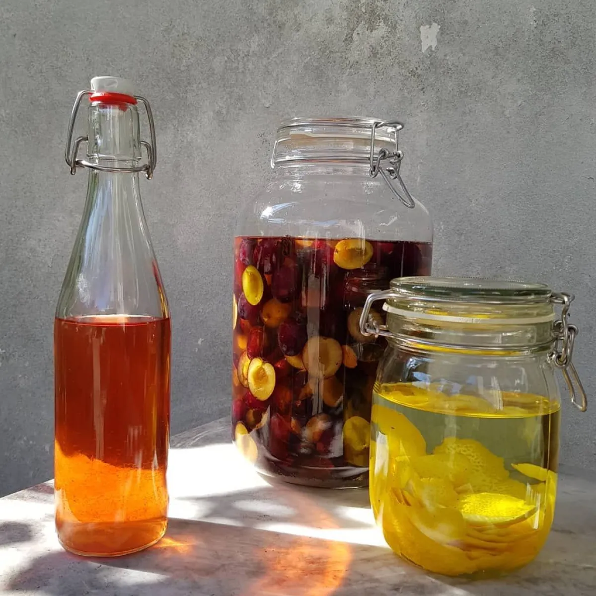 Inmaken & Wecken*DILLE & KAMILLE Beugelpot, glas, vierkant, 0,75 l