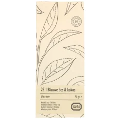 Thee*DILLE & KAMILLE Blauwe bes en kokos, Witte thee, 50 g