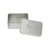 Badkameraccessoires*DILLE & KAMILLE Blikje voor blokzeep incl. tray, aluminium, 10 x 7 x 2,7 cm