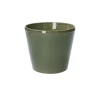 Bloempotten*DILLE & KAMILLE Bloempot, aardewerk, donkergroen, Ø 15,5 cm