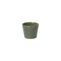 Bloempotten*DILLE & KAMILLE Bloempot, aardewerk, donkergroen, Ø 7 cm