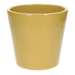 Bloempotten*DILLE & KAMILLE Bloempot, aardewerk, geel, Ø 20 cm