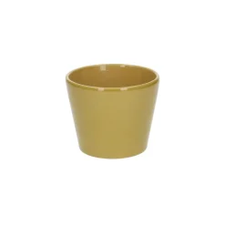 Bloempotten*DILLE & KAMILLE Bloempot, aardewerk, geel, Ø 12 cm