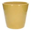 Bloempotten*DILLE & KAMILLE Bloempot, aardewerk, geel, Ø 25 cm
