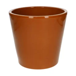 Bloempotten*DILLE & KAMILLE Bloempot, aardewerk, terracotta kleur, Ø20 cm