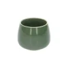 Bloempotten*DILLE & KAMILLE Bloempot 'Juul', aardewerk, groen, Ø 9,5 cm