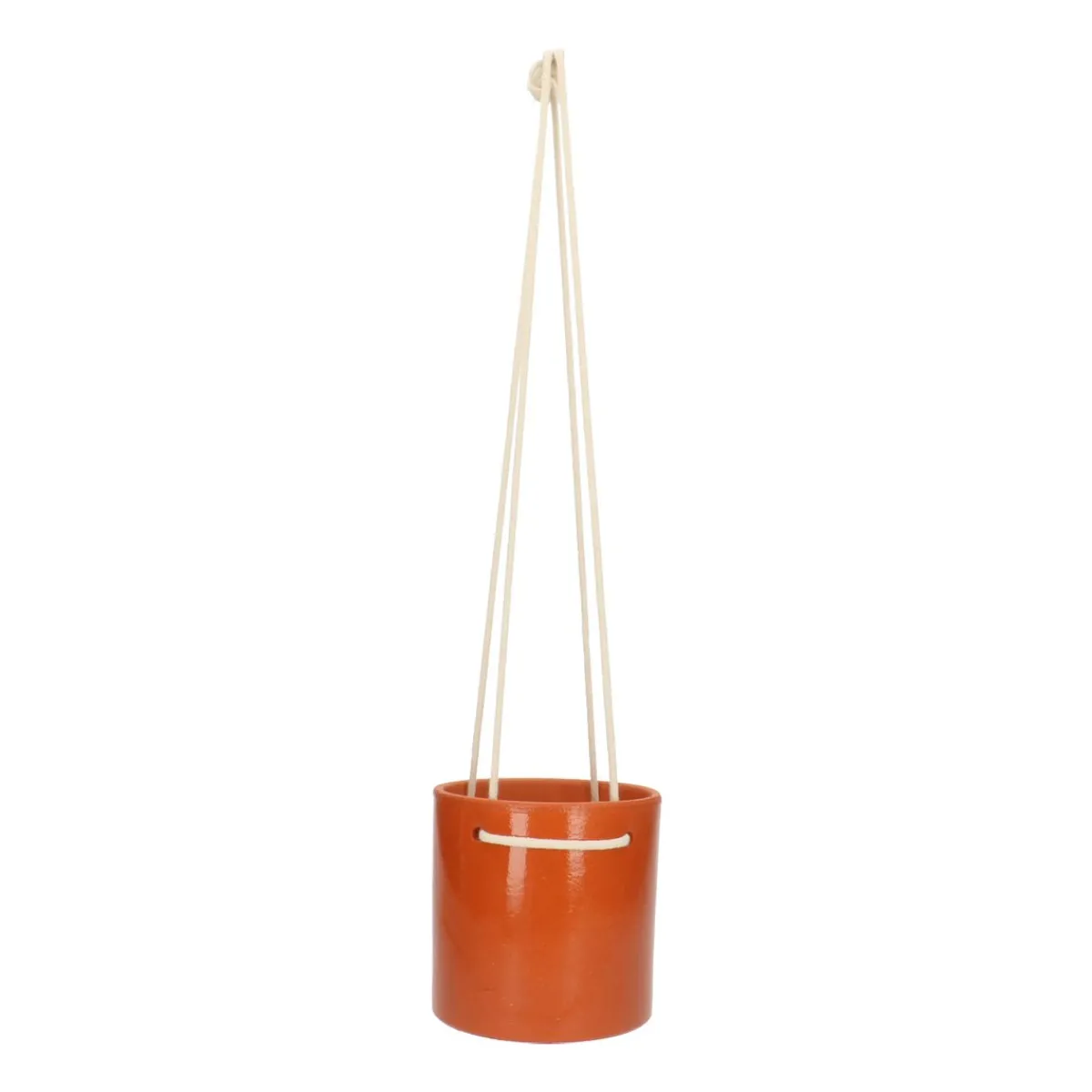 Bloempotten*DILLE & KAMILLE Bloempot met ophangkoord, terracotta, Ø 13,5 cm