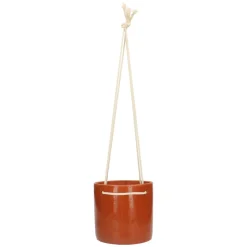 Bloempotten*DILLE & KAMILLE Bloempot met ophangkoord, terracotta, Ø 15,5 cm