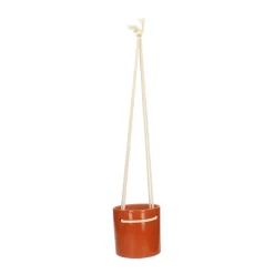 Bloempotten*DILLE & KAMILLE Bloempot met ophangkoord, terracotta, Ø 11 cm
