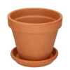 Terracotta Bloempotten*DILLE & KAMILLE Bloempot met schotel, terracotta, Ø 19 cm