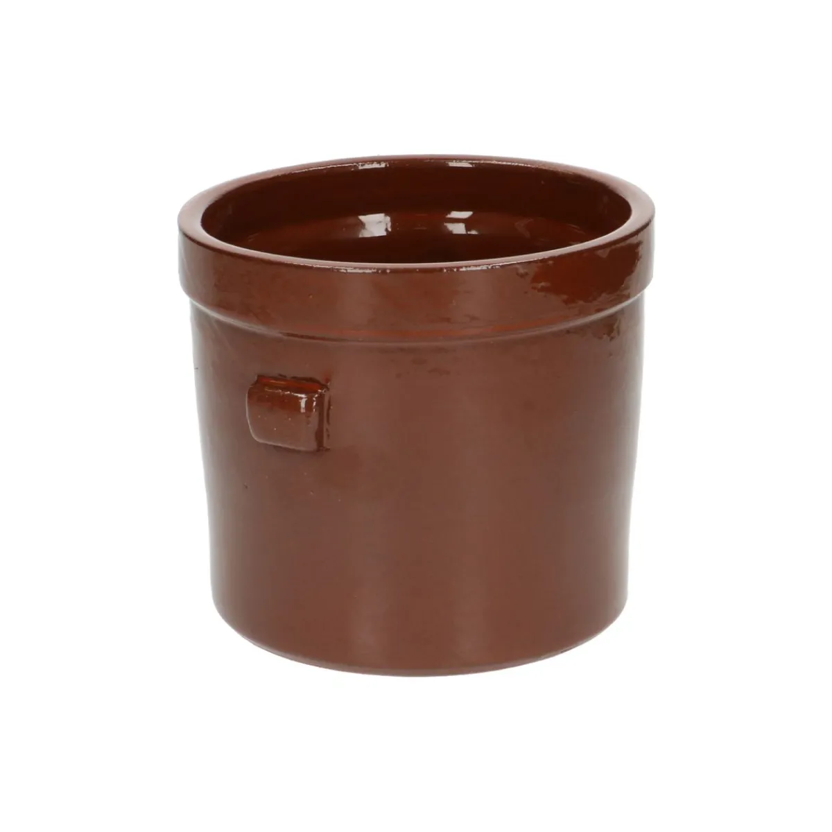 Bloempotten*DILLE & KAMILLE Bloempot 'Prado', aardewerk, terracotta Ø 14
