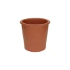 Terracotta Bloempotten*DILLE & KAMILLE Bloempot ronde rand, donker terracotta, ø 17 cm