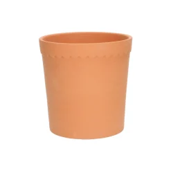 Terracotta Bloempotten*DILLE & KAMILLE Bloempot schulprand, terracotta, ø 17 cm