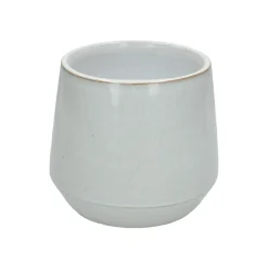 Bloempotten*DILLE & KAMILLE Bloempot, steengoed, wit, Ø 15 cm