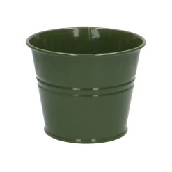 Bloempotten, Zink*DILLE & KAMILLE Bloempot, zink, donkergroen