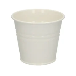 Bloempotten, Zink*DILLE & KAMILLE Bloempot, zink, offwhite, Ø 11 cm