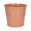 Bloempotten, Zink|Bloempotten*DILLE & KAMILLE Bloempot, zink, terraroze, Ø 17 cm