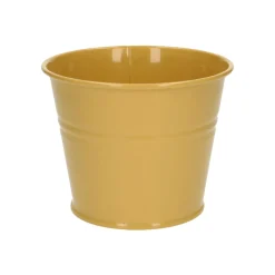 Bloempotten, Zink|Bloempotten*DILLE & KAMILLE Bloempot, zink, zandkleur, Ø 14,5 cm
