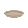 Terracotta Bloempotten|Kaarsenplateaus*DILLE & KAMILLE Bloempotschotel, terracotta, grijs, ø 25 cm