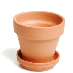 Terracotta Bloempotten*DILLE & KAMILLE Bloempotschotel, terracotta, Ø 17 cm