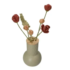 Vazen*DILLE & KAMILLE Bloemverdeler, rubberhout, Ø 6,5 cm