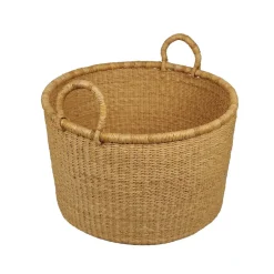 Rieten Manden*DILLE & KAMILLE Bolgamand, Ø 33 cm