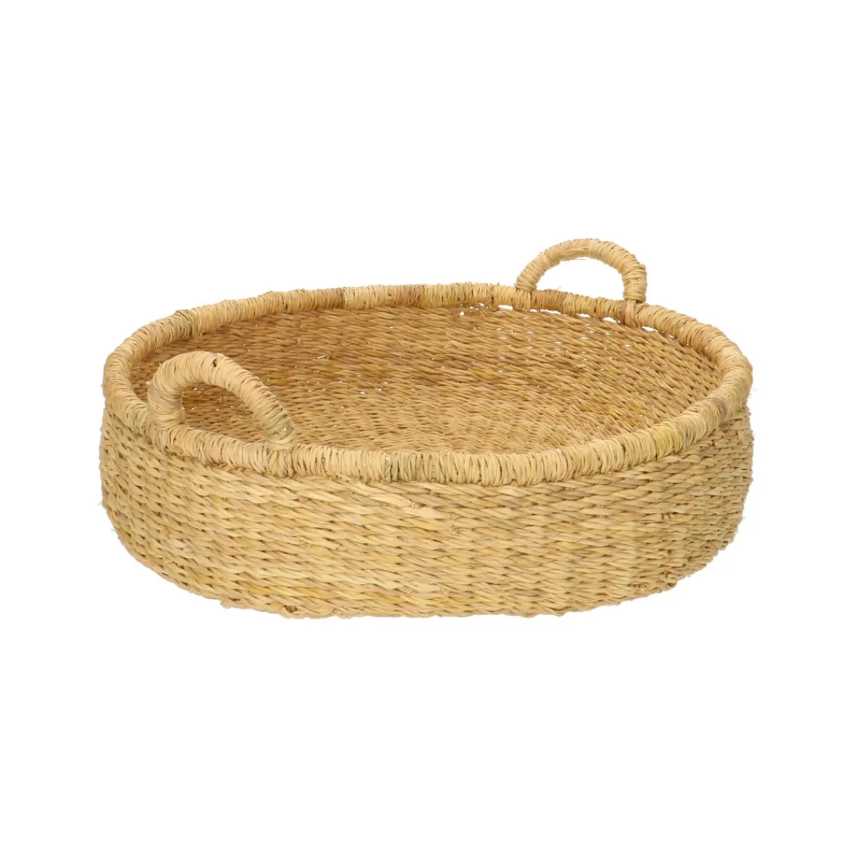 Herfst Decoratie|Rieten Manden*DILLE & KAMILLE Bolgamand, laag