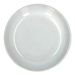 Serviessets|Borden*DILLE & KAMILLE Bord diep reactieve glazuur, steengoed, grijs, Ø 22 cm