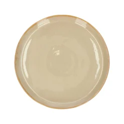 Borden|Serviessets*DILLE & KAMILLE Bord reactief glazuur, steengoed, zand, Ø 20.5 cm