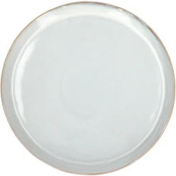 Borden|Serviessets*DILLE & KAMILLE Bord, steengoed, grijs reactieve glazuur, Ø 26 cm