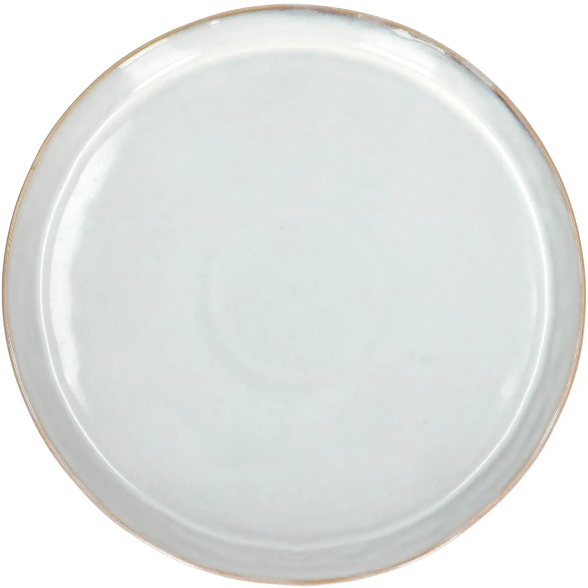 Borden|Serviessets*DILLE & KAMILLE Bord, steengoed, grijs reactieve glazuur, Ø 26 cm