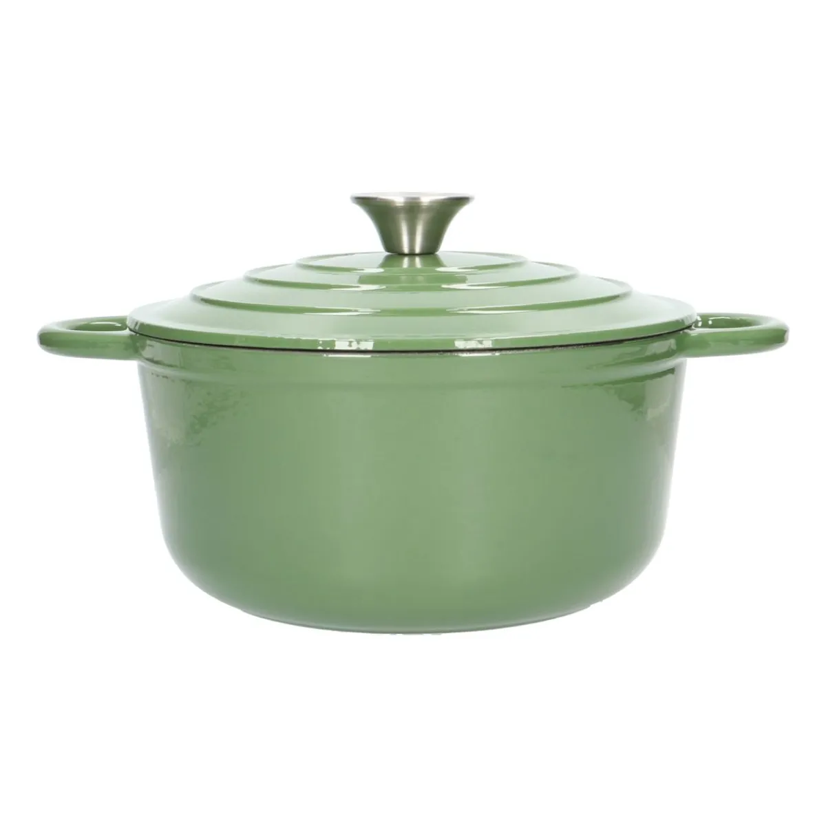Pannen Vol Smaak|Bakken Met Peren*DILLE & KAMILLE Braadpan, gietijzer, groen, Ø 24 cm