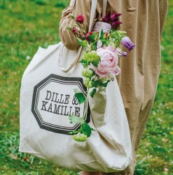Canvas Tassen|Boodschappentassen*DILLE & KAMILLE Canvas tas, , bio-katoen, extra groot, 48 x 65 x 18 cm