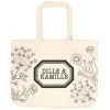 Canvas Tassen*DILLE & KAMILLE Canvas tas, , gerecycled katoen, limited edition, groot, 40 x 50 x 10 cm