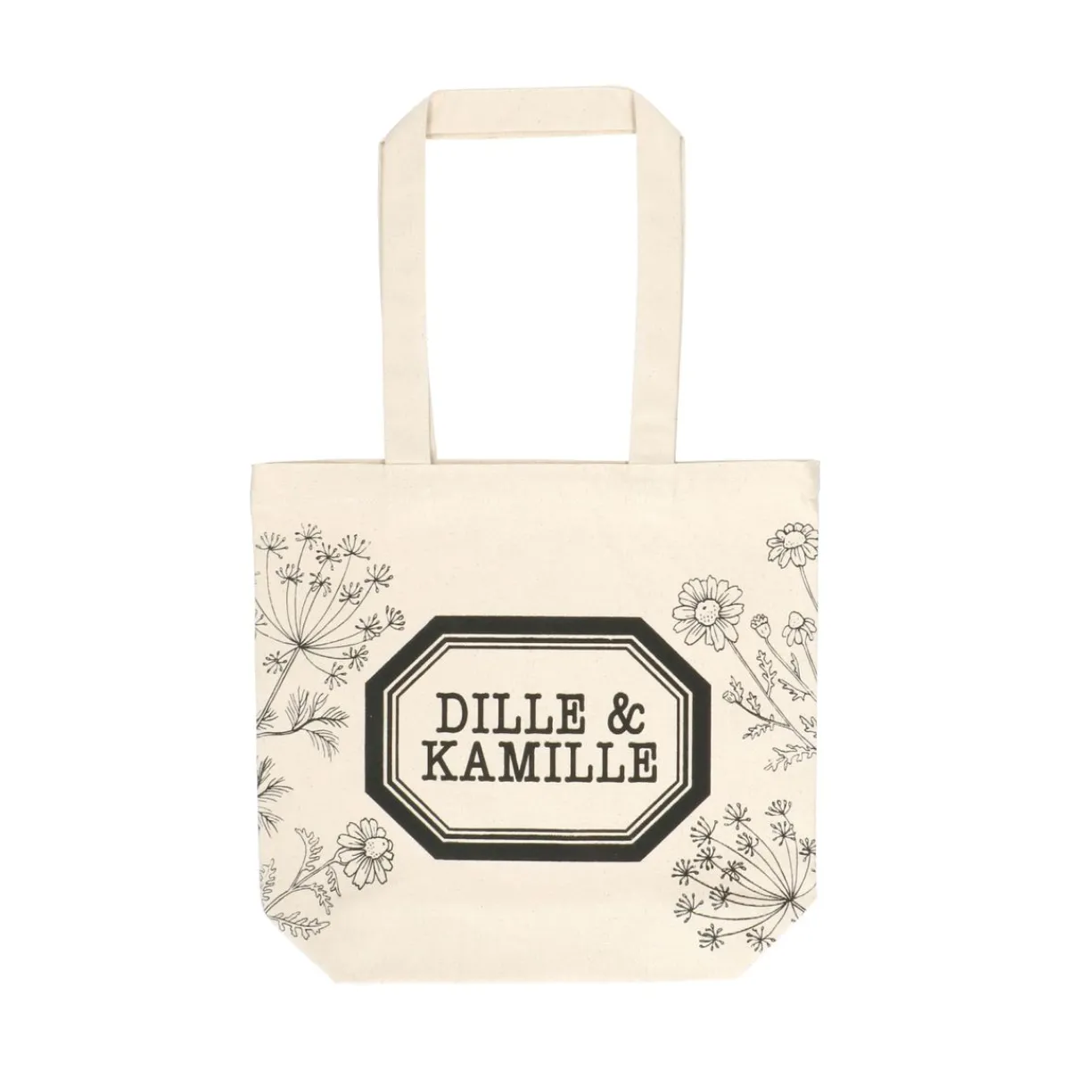 Canvas Tassen*DILLE & KAMILLE Canvas tas, , gerecycled katoen, limited edition, klein, 30 x 36 x 10 cm