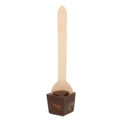 Chocolade|Chocolademelk*DILLE & KAMILLE Chocolade lepel voor chocolademelk, puur, biologisch, 30 gram