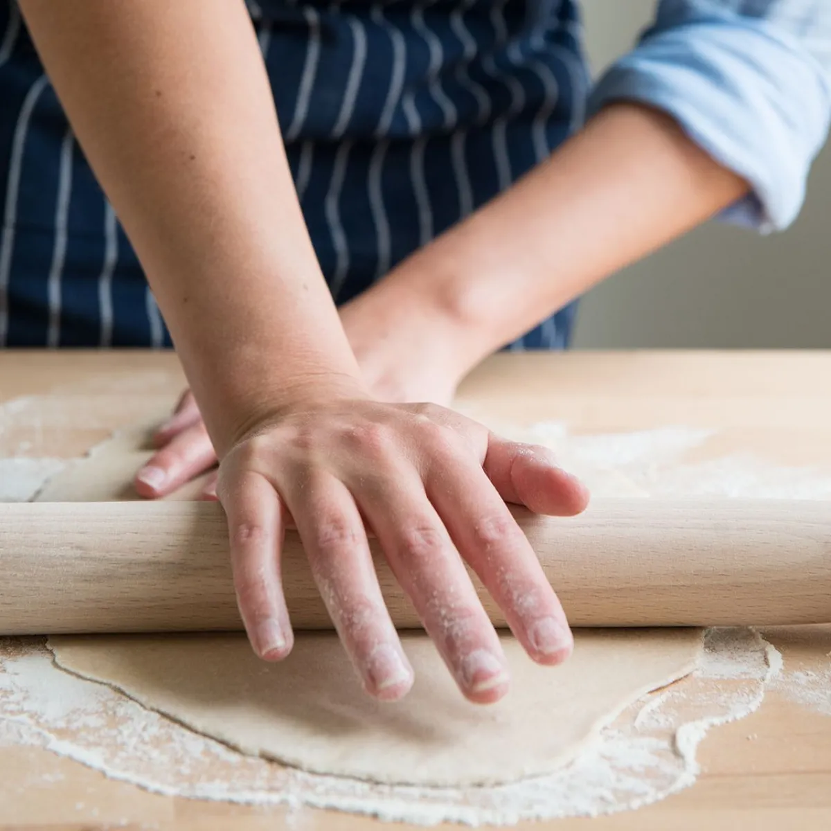 Italiaans Koken|Deegrollers*DILLE & KAMILLE Deegroller, beukenhout, pizza, 44,5 cm