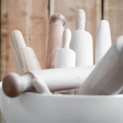 Italiaans Koken|Deegrollers*DILLE & KAMILLE Deegroller, beukenhout, pizza, 44,5 cm