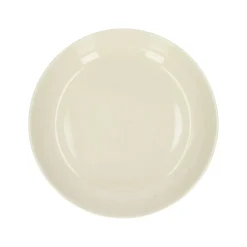 Borden|Serviessets*DILLE & KAMILLE Diep bord, steengoed, beige, spikkel, Ø 22,5 cm