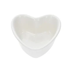 Schalen*DILLE & KAMILLE Diep schaaltje, porselein, hartvorm, Ø9 x 4 cm